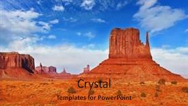  Presentation with navajo - Audience pleasing PPT theme consisting of usa detached red rock sandstone backdrop and a red colored foreground