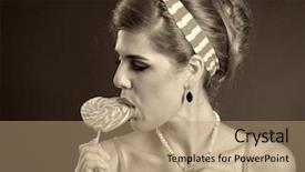  Presentation with memories - Audience pleasing theme consisting of red dress looking seductively memories backdrop and a  colored foreground