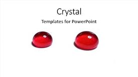  Presentation with lines red and white - PPT theme enhanced with red drops on a white background and a white colored foreground