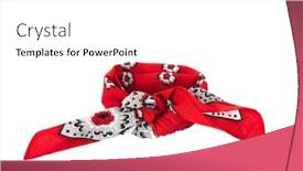  Presentation with meeting red white blue - Slides having red-dutch-farmer-handkerchief-isolated background and a white colored foreground