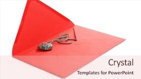  Presentation with envelope - Audience pleasing presentation theme consisting of red-envelope-with-heart-shaped backdrop and a lemonade colored foreground