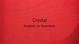 Presentation with fabric - Audience pleasing slides consisting of red fabric as a background backdrop and a red colored foreground