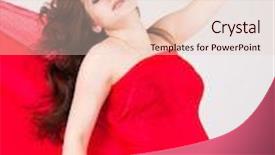  Presentation with artistic - Colorful slide deck enhanced with red fantazy artistic pregnant concept backdrop and a lemonade colored foreground