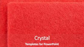  Presentation with neon edge - Theme featuring red felt texture with edge background and a gray colored foreground