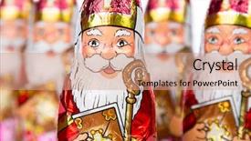  Presentation with dutch sinterklaas - Amazing presentation having red figure group - close-up of sinterklaas saint nicholas backdrop and a coral colored foreground