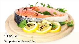  Presentation with cutting board - Amazing presentation theme having red fish with lemon backdrop and a blonde colored foreground