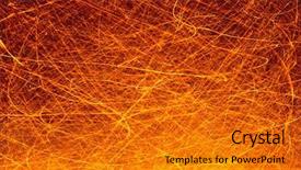  Presentation with fire red - PPT theme consisting of red flame abstract backgroubds fire background and a gold colored foreground