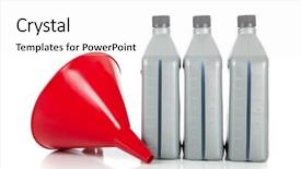  Presentation with funnel - Audience pleasing presentation consisting of red funnel with three quarts backdrop and a white colored foreground