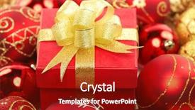  Presentation with boxes - Beautiful PPT theme featuring red gift boxes and polished backdrop and a crimson colored foreground