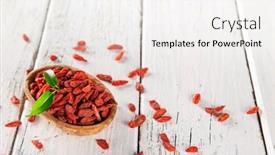  Presentation with goji - Cool new theme with red-goji-berries-on-old backdrop and a white colored foreground