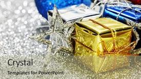  Presentation with engagement invitation abstract silver glitter - Slide set consisting of red gold blue - gift boxes and decoration background and a mint green colored foreground