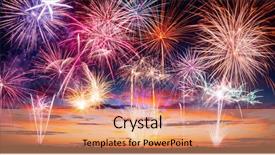  Presentation with fire red - Audience pleasing PPT theme consisting of red gold fire - abstract colored fireworks with free backdrop and a coral colored foreground