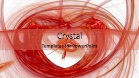  Presentation with graphic - Audience pleasing slide deck consisting of red graphic design backdrop and a red colored foreground