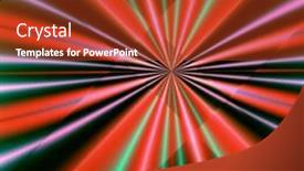  Presentation with green star - Audience pleasing presentation consisting of red-green-fantasy-star backdrop and a crimson colored foreground