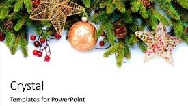  Presentation with red gold white - Colorful presentation enhanced with red green gold - christmas decoration holiday decorations isolated backdrop and a white colored foreground