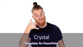  Presentation with saying - Slides featuring red-haired-man-with-long background and a wine colored foreground