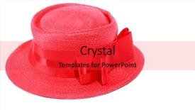  Presentation with pentecost red flame - Slides featuring red hat background and a red colored foreground