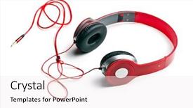  Presentation with fade blue painted red white - PPT layouts consisting of earth big data - businessman in futuristic computing concept background and a ocean colored foreground