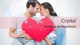  Presentation with cute flower heart - Presentation theme having feet in woollen socks woman is relaxing with a cup of hot drink and warming up her feet in woollen socks close up on feet winter and christmas holidays concept background and a violet colored foreground.