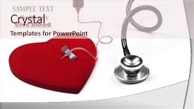  Presentation with pure white - Theme consisting of red heart being given blood background and a lemonade colored foreground