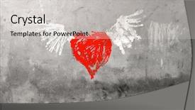  Presentation with graffiti - Amazing PPT layouts having siloette - silhouette of a hummingbird backdrop and a ocean colored foreground