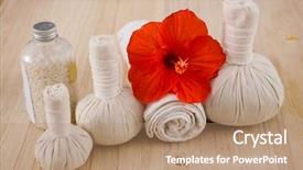  Presentation with hibiscus - Cool new theme with red hibiscus with herbal ball backdrop and a  colored foreground