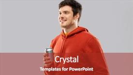  Presentation with soda - Presentation consisting of red hoodie drinking soda background and a crimson colored foreground