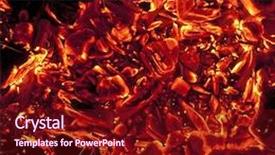  Presentation with fire red - Cool new theme with red-hot coals backdrop and a wine colored foreground