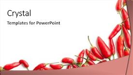  Presentation with pepper - Beautiful presentation theme featuring closeup of welding glasses isolated backdrop and a light gray colored foreground