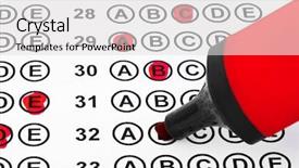  Presentation with market stock market education - Amazing PPT theme having red ink pen - marker and test - abstract backdrop and a light gray colored foreground