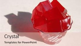  Presentation with chinese restaurant - PPT layouts featuring red jello in a bowl in a chinese restaurant for desert background and a lemonade colored foreground