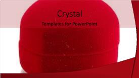  Presentation with jewelry - Amazing slide set having red jewelry box isolated on white backdrop and a crimson colored foreground