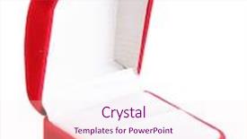  Presentation with jewelry - Amazing slide set having red jewelry box isolated on white backdrop and a pink colored foreground