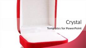  Presentation with lines red and white - Theme featuring red jewelry box isolated background and a white colored foreground