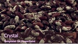  Presentation with protein food - Theme with red kidney beans healthy protein background and a wine colored foreground