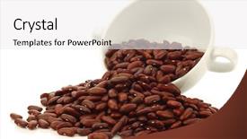  Presentation with kidney - Slide deck having red kidney beans background and a white colored foreground