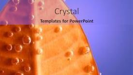  Presentation with blue drops - Beautiful PPT theme featuring red-leaf-with-drops backdrop and a light blue colored foreground