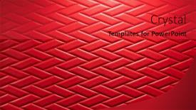  Presentation with pattern - Slide deck consisting of red-leather-background-and-texture background and a red colored foreground