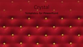  Presentation with gold red - Amazing presentation theme having red leather seamless pattern backdrop and a crimson colored foreground
