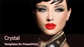  Presentation with girl model - Colorful PPT layouts enhanced with red lips - beauty fashion model girl backdrop and a wine colored foreground