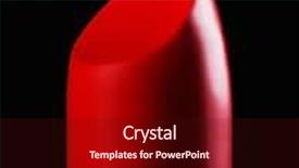  Presentation with lipstick - Amazing slide set having red lipstick on black background backdrop and a wine colored foreground