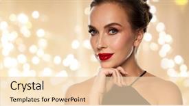  Presentation with black people - Amazing presentation theme having red lipstick over beige backdrop and a lemonade colored foreground