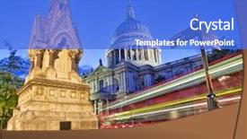  Presentation with paul - Amazing theme having st paul's cathedral backdrop and a cobalt blue colored foreground