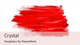  Presentation with marker - Amazing PPT theme having red marker paint texture isolated backdrop and a lemonade colored foreground