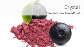  Presentation with matcha - Amazing slide set having red-matcha-tea-two-acai backdrop and a white colored foreground