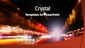  Presentation with kpi traffic light - Slides featuring abstract image of traffic lights background and a black colored foreground