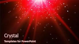  Presentation with lighting - Beautiful PPT theme featuring red music - concert lighting against a dark backdrop and a wine colored foreground