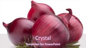  Presentation with red onion - Theme having red onion and rosemary leaves isolated on white background cutout background and a tawny brown colored foreground