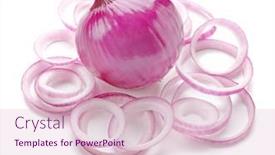  Presentation with red onion - 