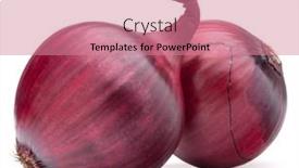  Presentation with red onion - 